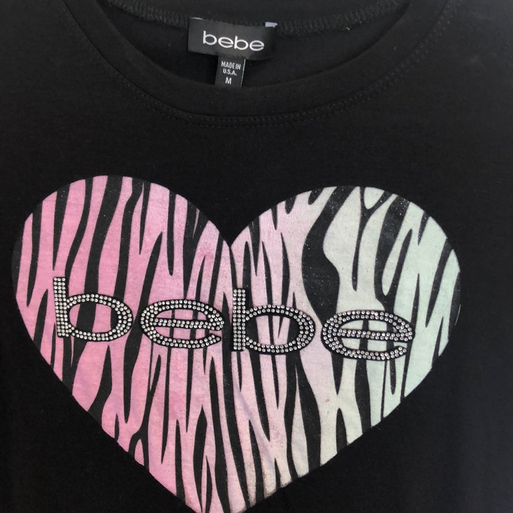 Black Bebe shirt - Picture 2 of 3
